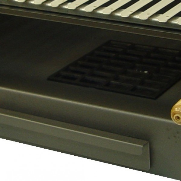 Cajón con parrilla inox 61x40x32cm imex el zorro
